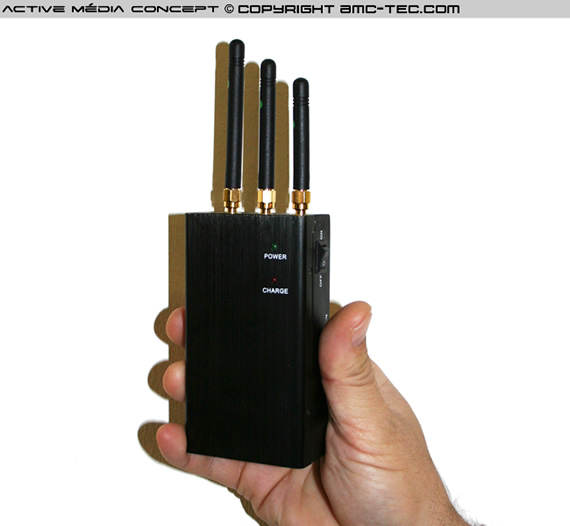 BR-WIFI-27 - Brouilleur portable Wifi - bluetooth - camera sans fil de 2.7  watts